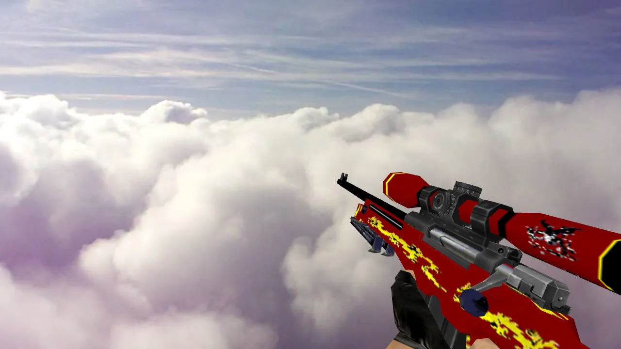 Скриншот Модель «Default AWP Red Dragon» для CS 1.6: Скачай уникальную модель
