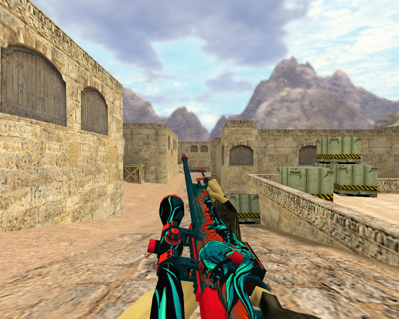 Скриншот Модель AWP Volcano для CS 1.6 - уникальный скин с четким дизайном