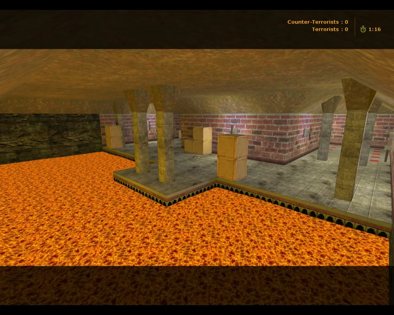 Скриншот  de_go2hell_v2 для CS 1.6: точки, маршруты, .nav для ботов и оптимизация карты