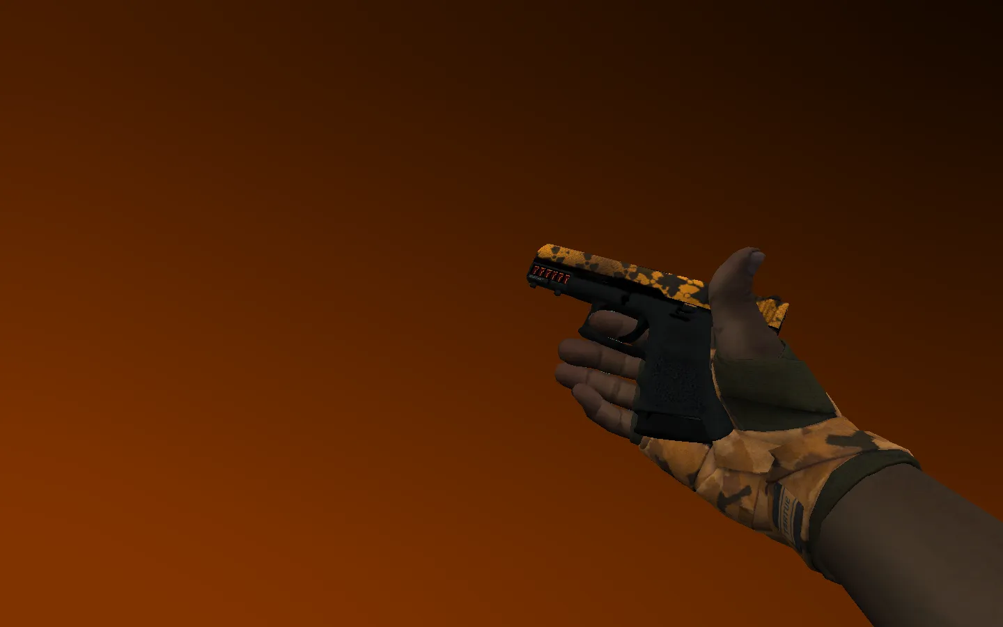 Скриншот  Пак с перчатками «Обмотки рук | Пустошь» для CS 1.6: v_ и p_ модели, звуки, анимация осмотра, текстуры