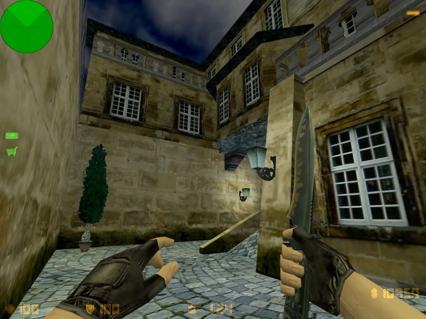 Скриншот  Карта de_aristocracy_test для CS 1.6: баланс сторон, точки под каты, .nav для ботов и оптимизация под FPS