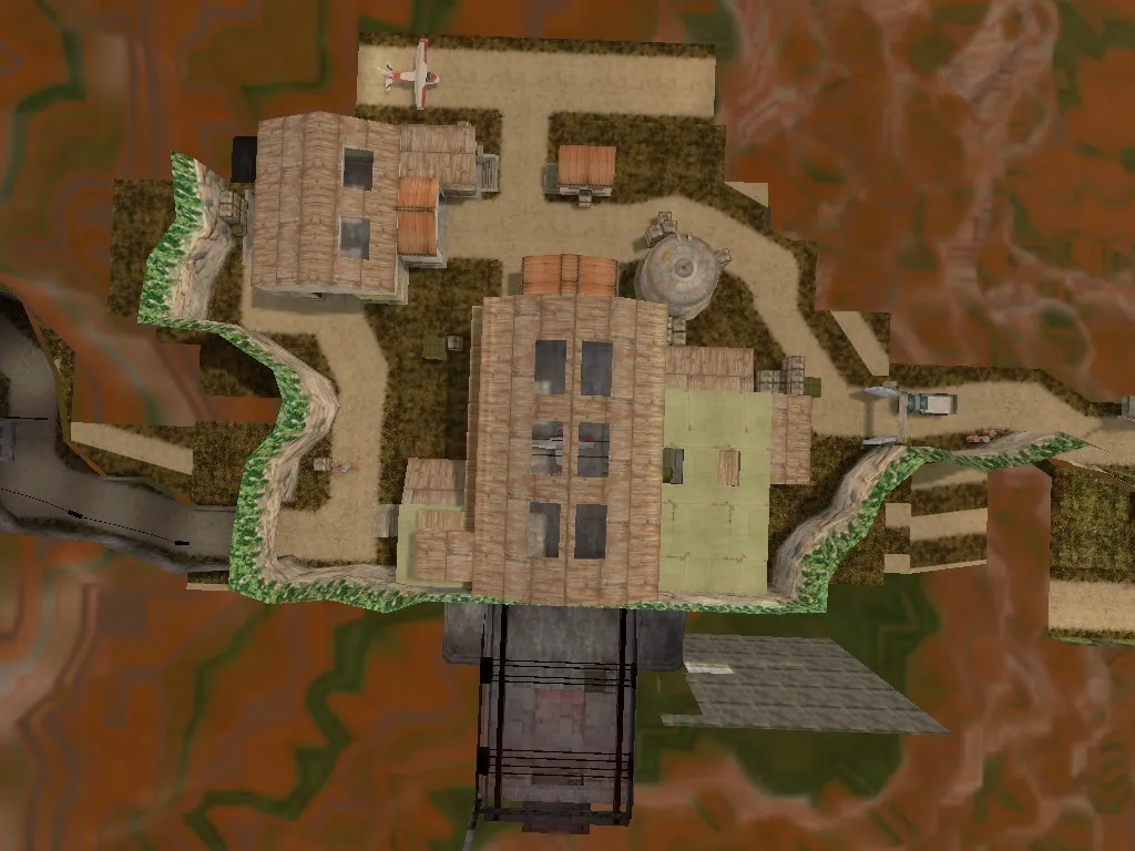 Скриншот  de_gsu_rapture карта CS 1.6: тактика за CT и T, точки, маршруты, оптимизация и .nav для ботов