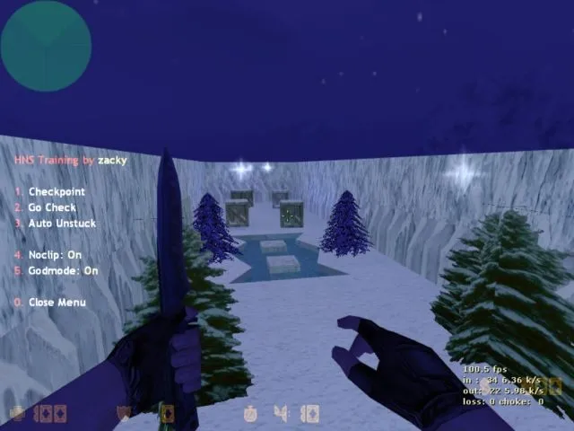 Скриншот  Скачать deathrun_jinglebells для CS 1.6: разметка, тактика за терр и спец-режим для т-игроков