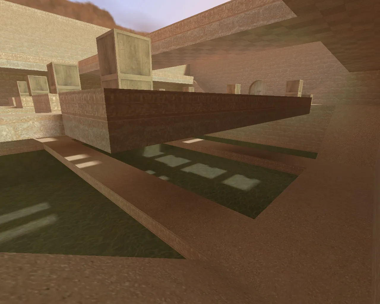 Скриншот  Карта «35hp_hamida» для CS 1.6: knife-only, точки по карте, .nav для ботов, оптимизация wpoly/epoly