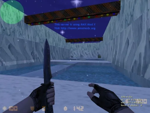 Скриншот  Скачать deathrun_jinglebells для CS 1.6: разметка, тактика за терр и спец-режим для т-игроков