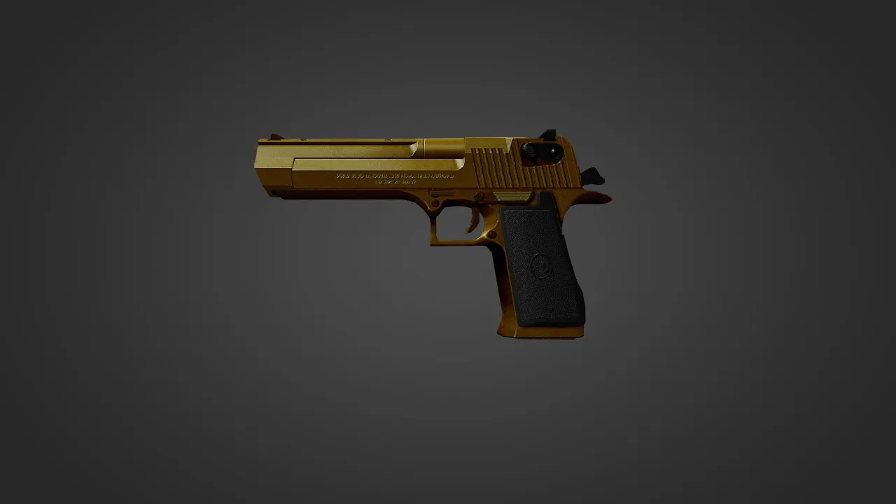 Скриншот Модель «Hav0c's Gold Deagle For Chicken» для CS 1.6 | Уникальные скины