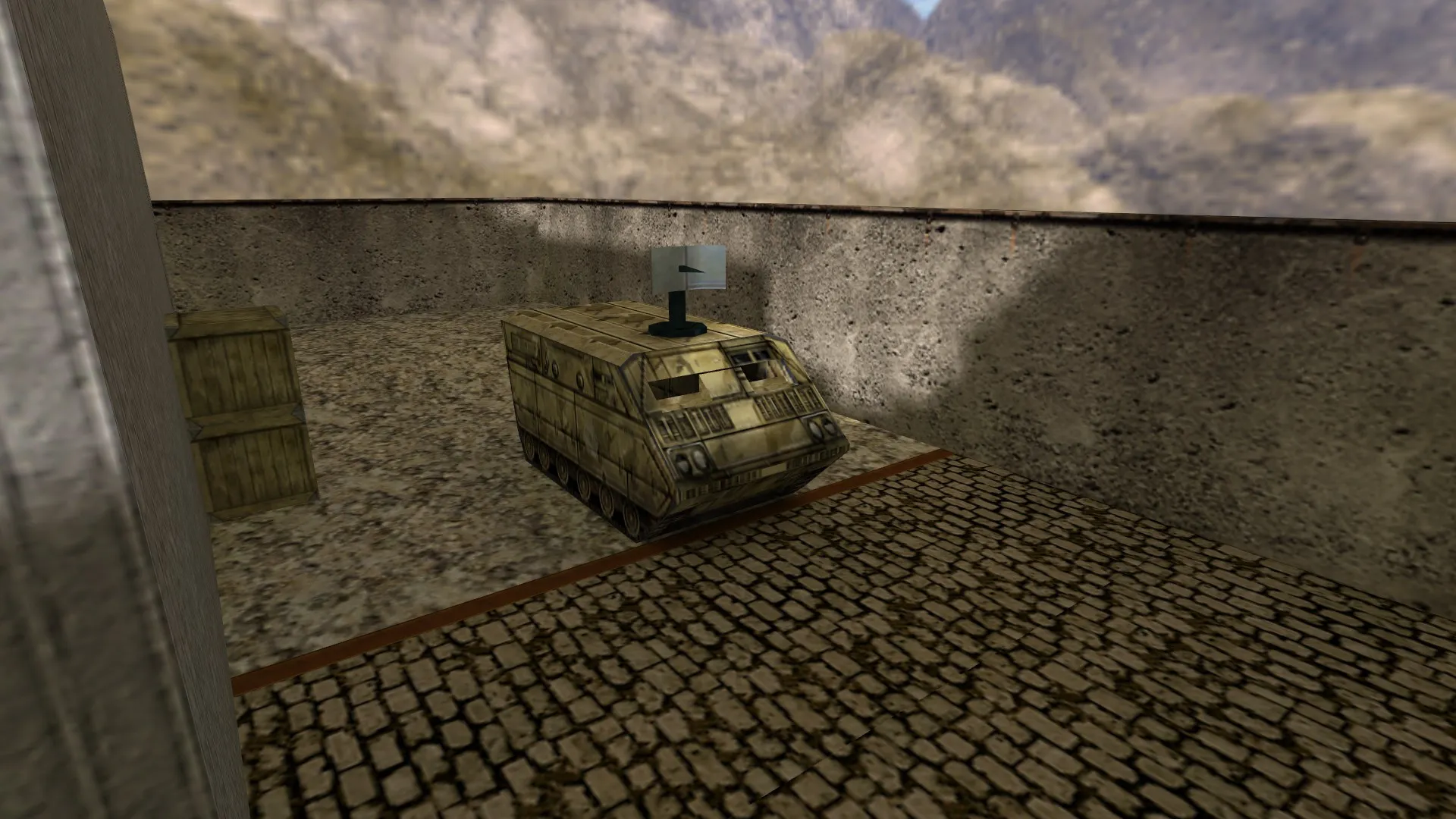 Скриншот  de_crazytank для CS 1.6: тактика за Т/КТ, точки, навигация ботов и оптимизация карты