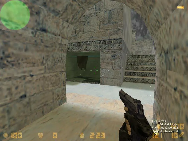 Скриншот  de_dust2_christmas2 — DE карта для CS 1.6: точки, .nav, оптимизация и настройка для сервера