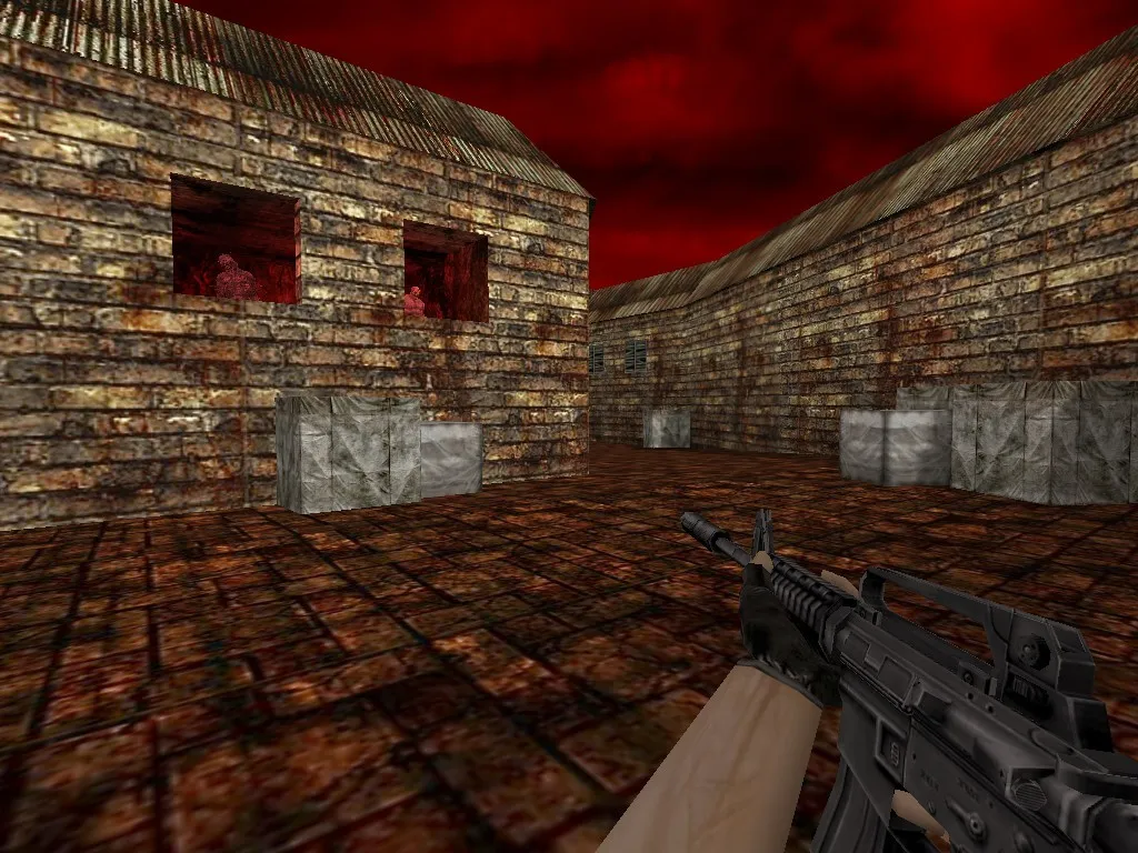 Скриншот  Карта de_inferno_haunted для CS 1.6 - Тактические возможности и оптимизация