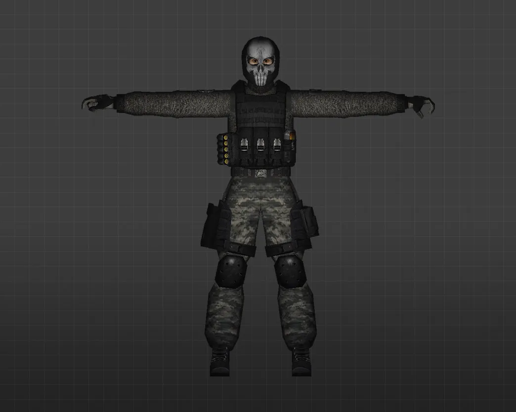 Скриншот Модель «Карательный отряд» для CS 1.6 - Оптимизация для игроков