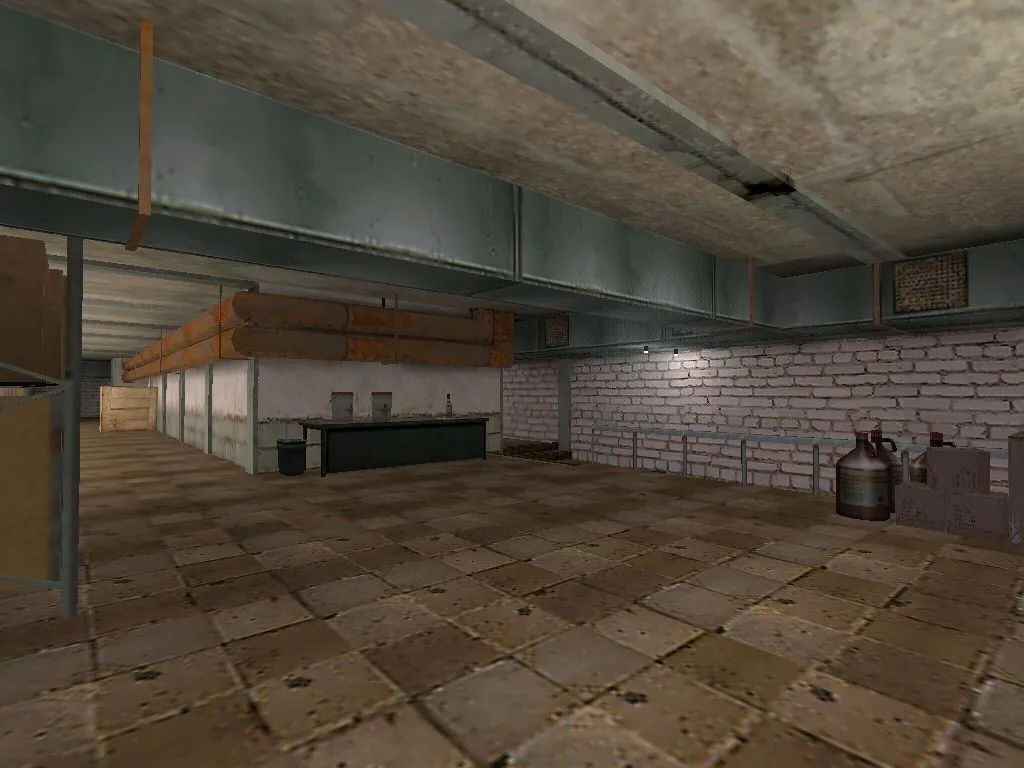 Скриншот  Карта de_rain для CS 1.6 - Тактические возможности и баланс сторон