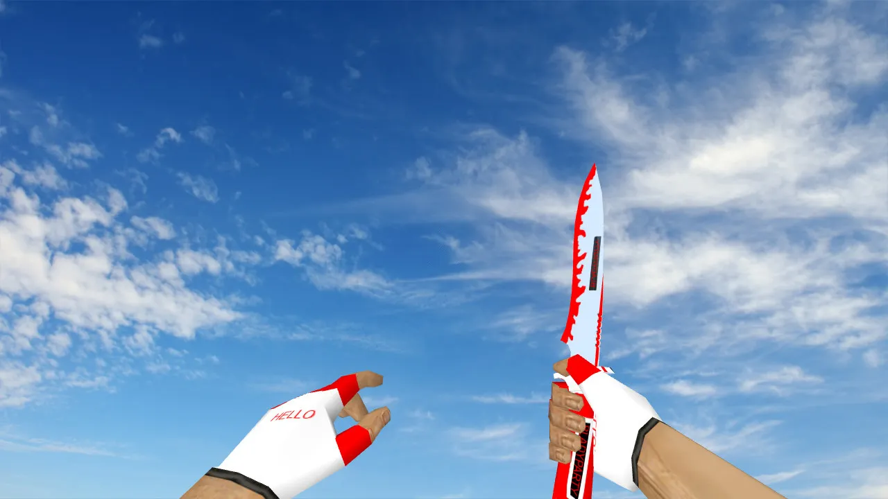 Скриншот Модель ножа «Default Knife Blady23» v_ w_ p_ для CS 1.6: звуки, анимация осмотра, текстуры