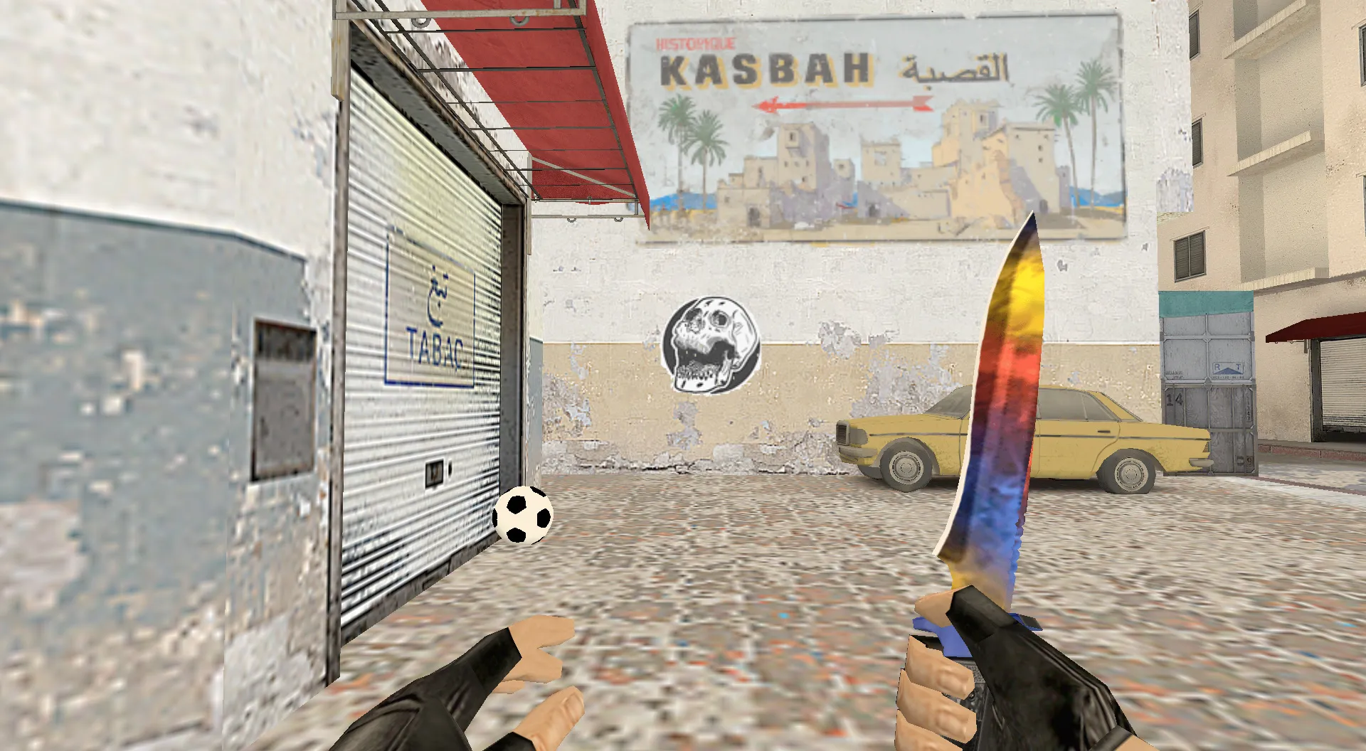 Скриншот Граффити «Открытый череп» для CS 1.6 - Скачать и Установить