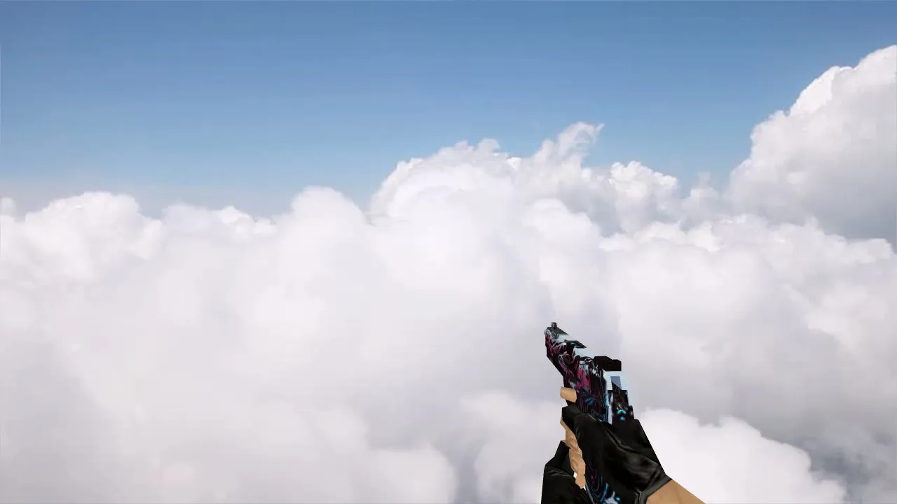 Скриншот Модель Default USP Неонуар для CS 1.6 — Высокое качество и уникальность