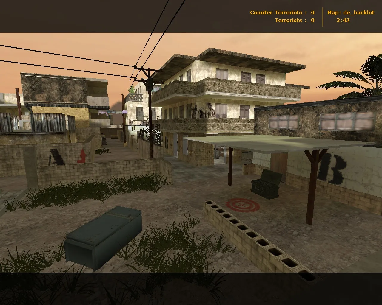 Скриншот Карта «de_backlot» для CS 1.6