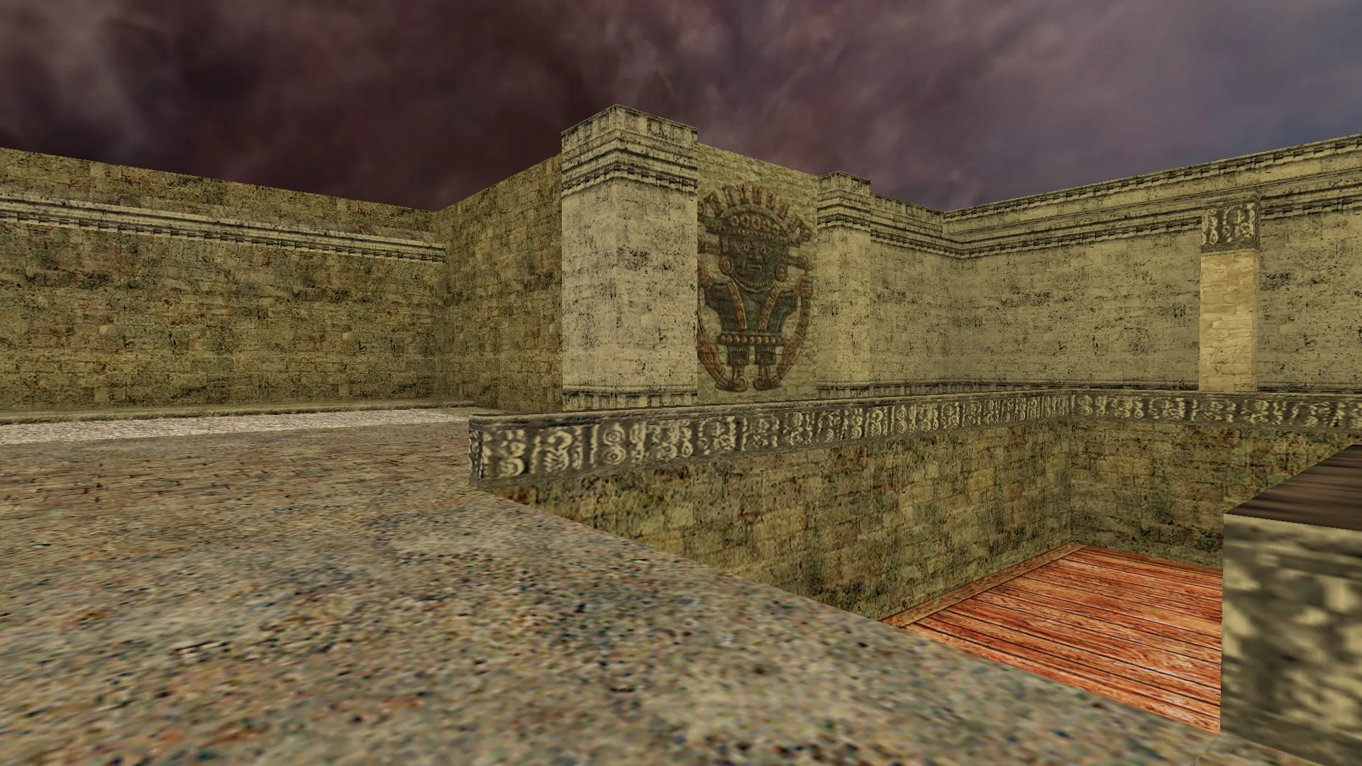 Скриншот  de_chaac карта для CS 1.6: тактика, точки, .nav для ботов, баланс сторон и оптимизация