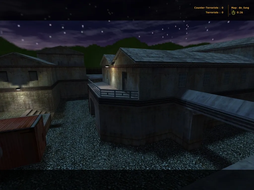 Скриншот  de_fang для CS 1.6: тактика за Т и КТ, точки контроля, оптимизация и .nav для ботов