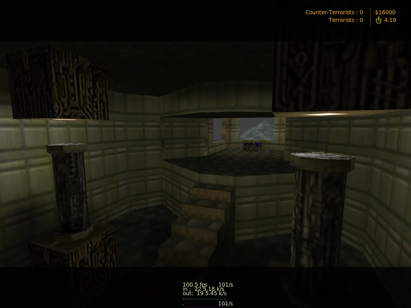 Скриншот  Карта de_doom_v2 для CS 1.6: точки, раунды, .nav для ботов, оптимизация wpoly/epoly