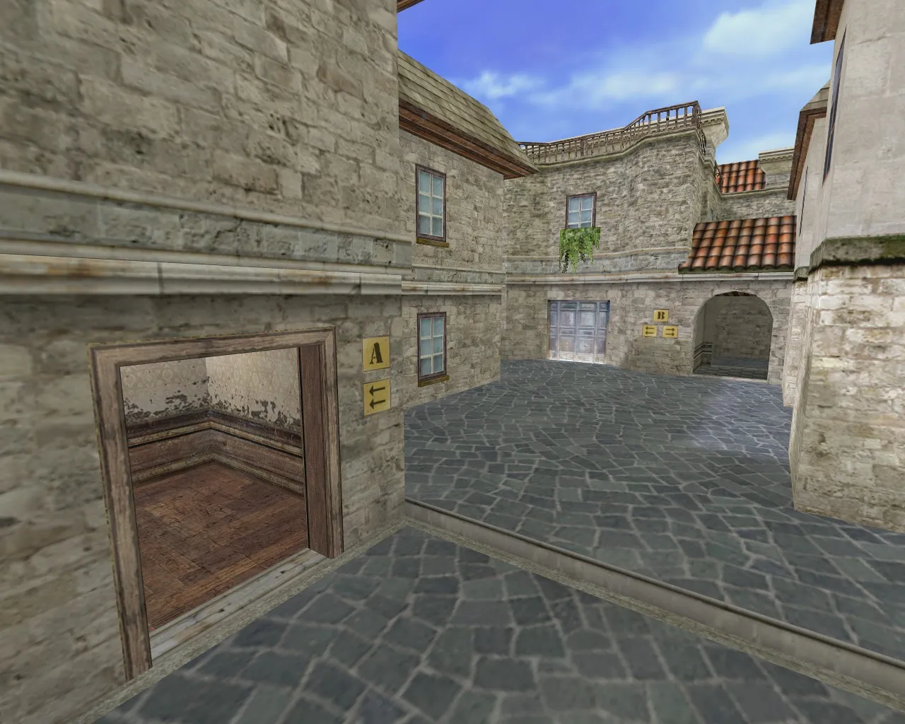 Скриншот Карта «de_noon» для CS 1.6