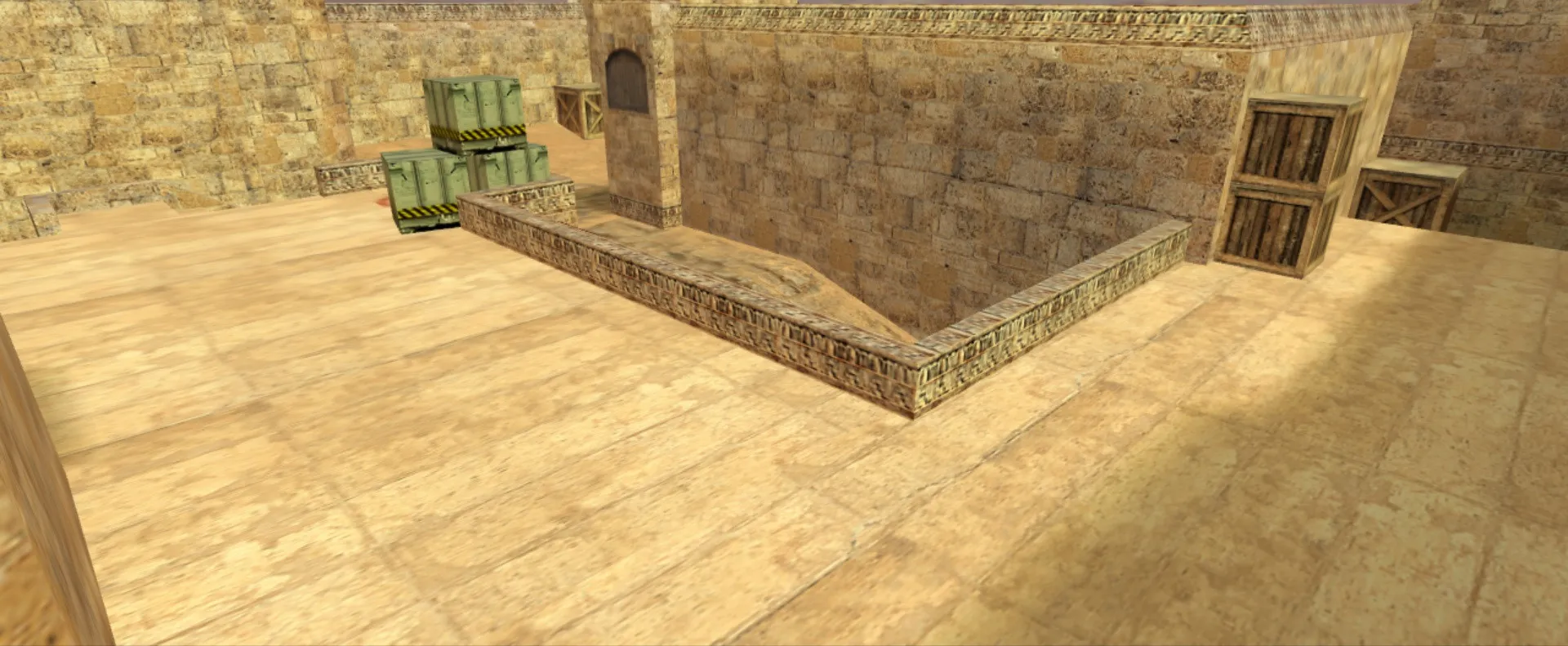 Скриншот  Карта de_dust2_cukur для CS 1.6: тактика за теров и кт, точки контроля, .nav и оптимизация