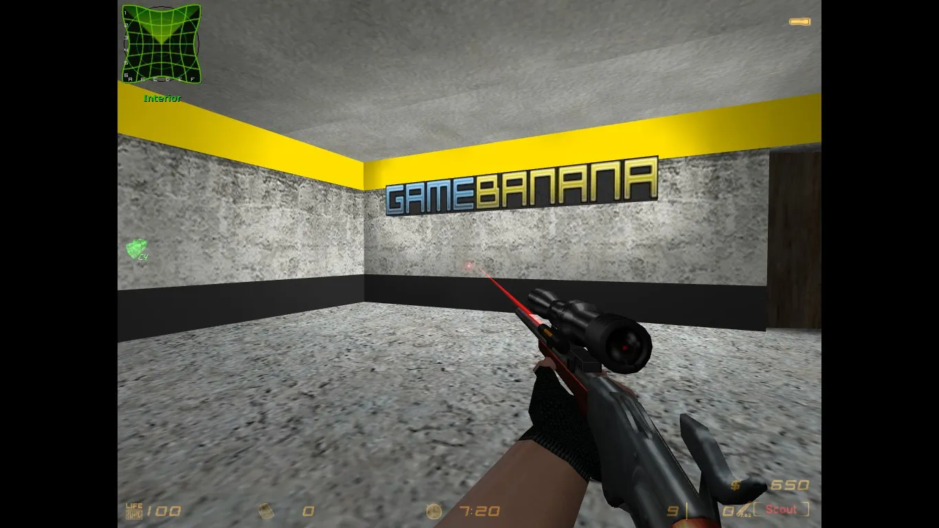 Скриншот  de_gamebanana карта для CS 1.6: баланс сторон, точки, .nav и оптимизация wpoly/epoly