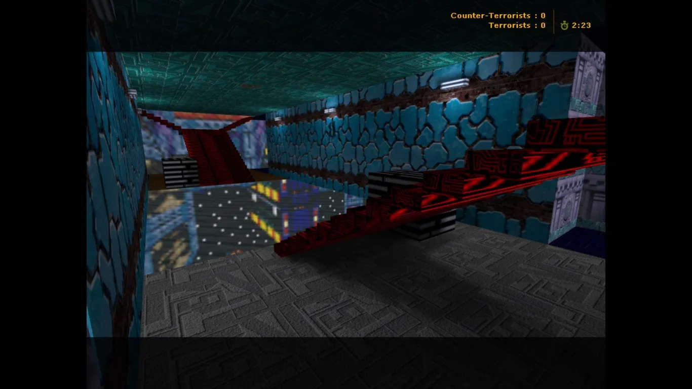 Скриншот  Скачайте карту de_kosmos2k для CS 1.6 - тактические возможности на космической арене
