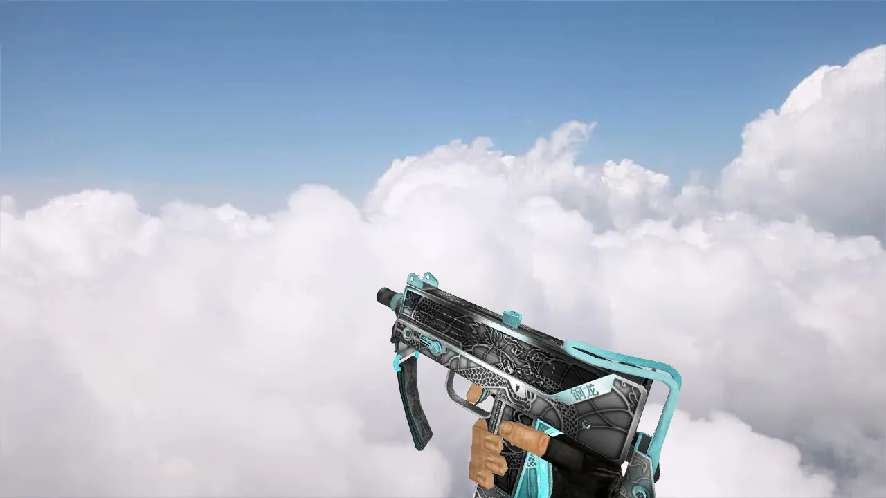 Скриншот Модель «MAC-10 Steel Dragon» для CS 1.6 - Уникальный скин