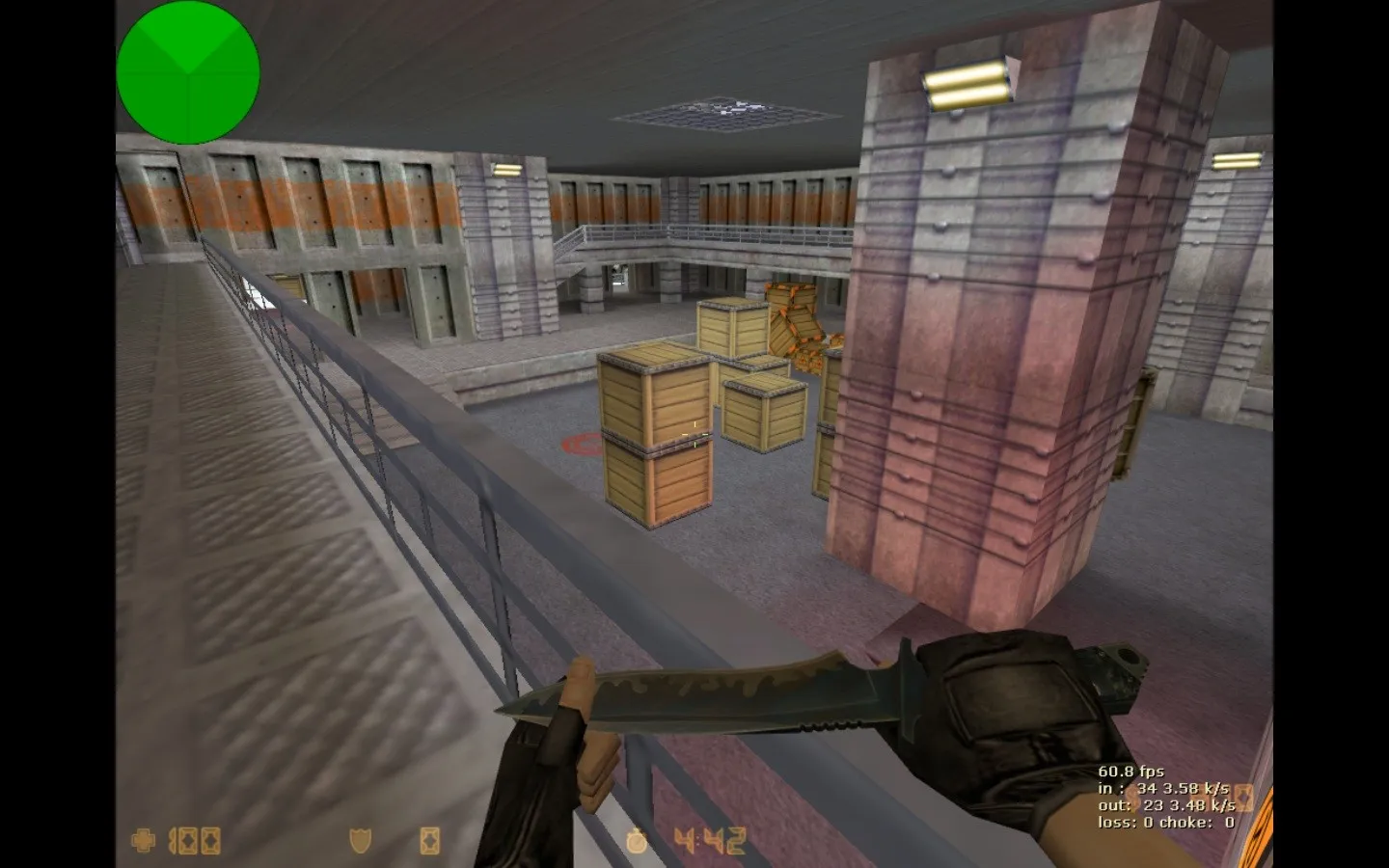 Скриншот de_clanfal_assault для CS 1.6: тактика за CT и T, точки, .nav, оптимизация wpoly/epoly и настройка для стабильного коннекта