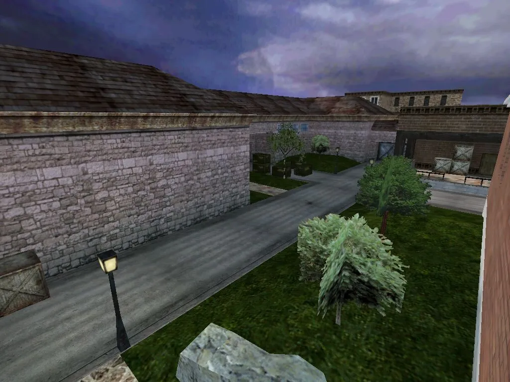 Скриншот  Карта de_seaside2k для CS 1.6 - Тактический анализ и особенности