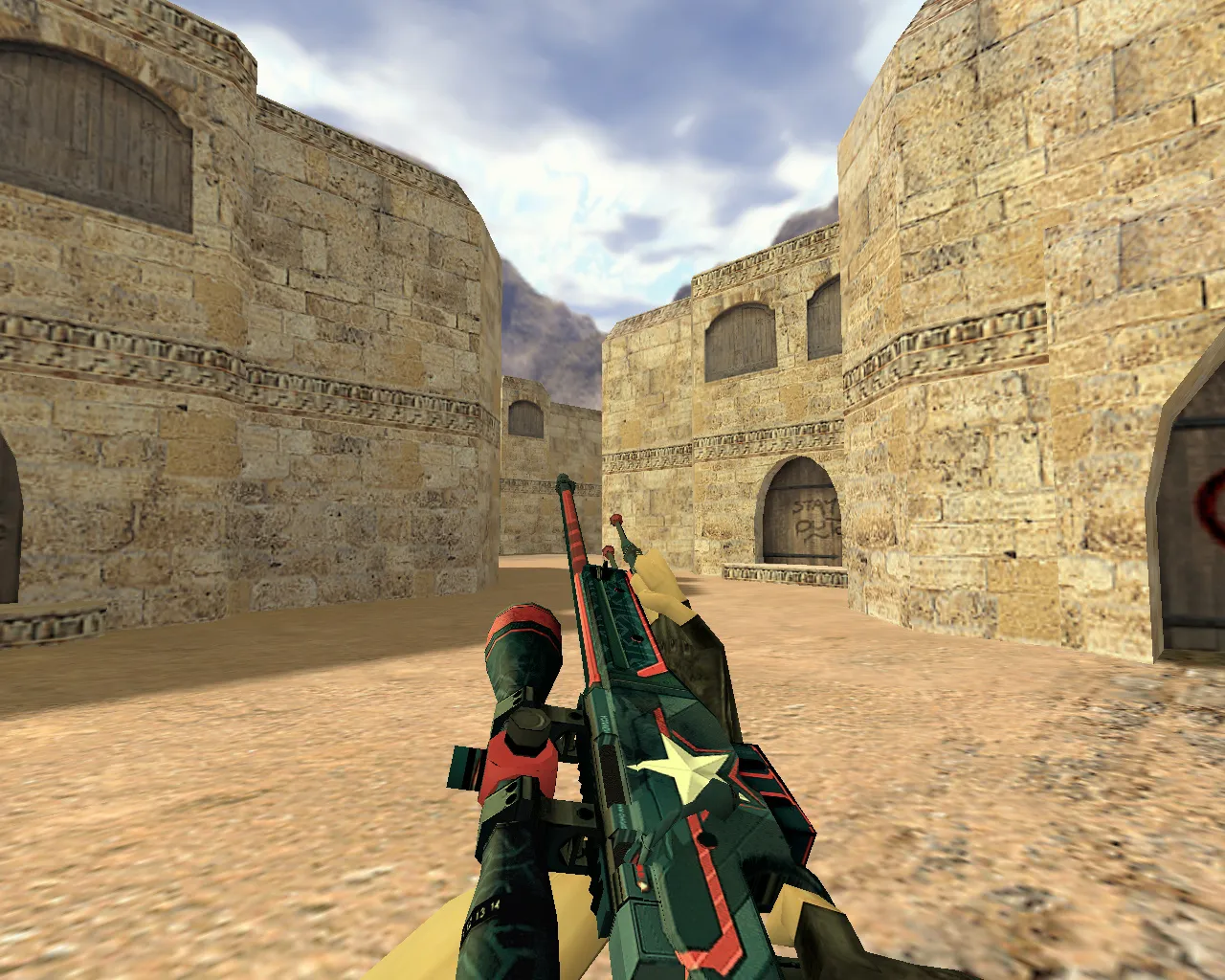 Скриншот Модель «AWP Капитан удар» для CS 1.6: Качество и детализация