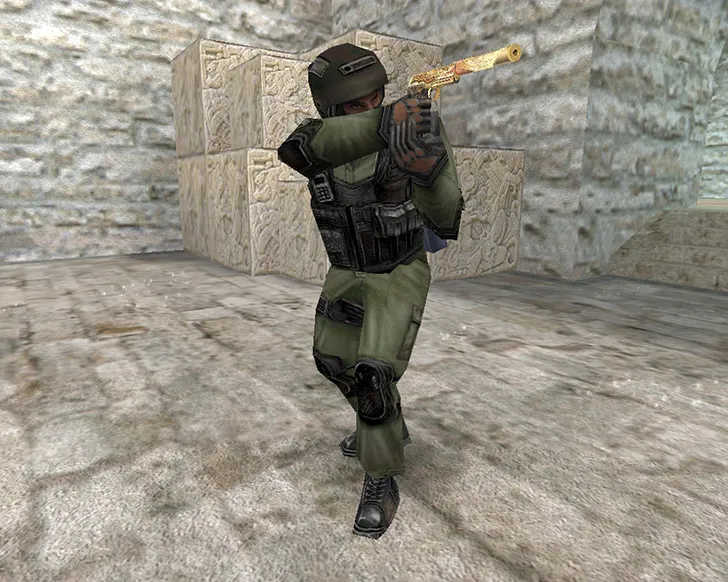 Скриншот  USP «Драгон Лор» и перчатки «Бладхаунд | Бронза» для CS 1.6