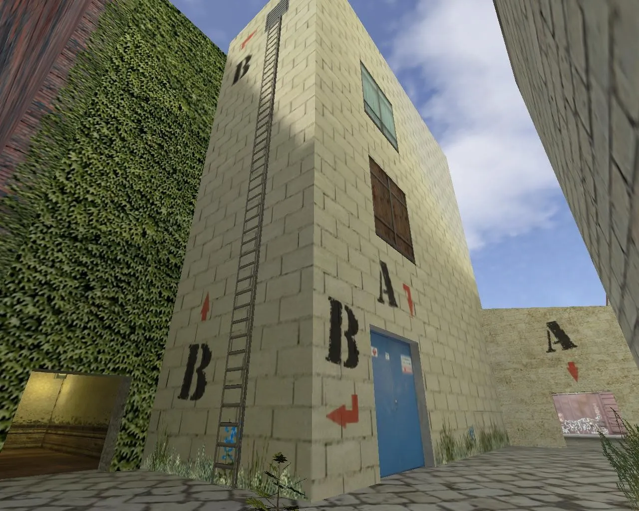 Скриншот  Карта de_trainstorage для CS 1.6 - тактика и особенности