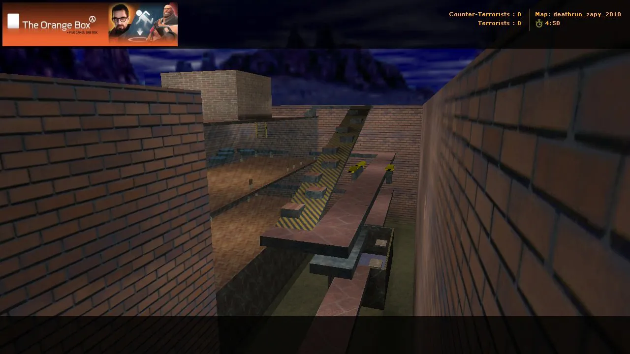 Скриншот  deathrun_zapy_2010 для CS 1.6: техничный обзор карты, точки, .nav и оптимизация