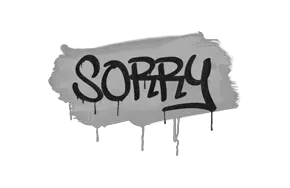 Скриншот Граффити «Прости» для CS 1.6 - Уникальное оформление игровой атмосферы