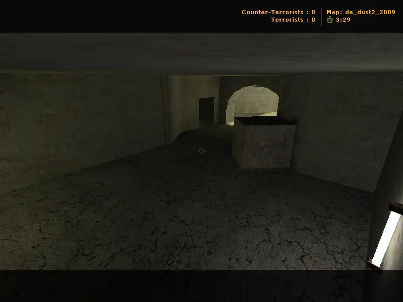 Скриншот  de_dust2_2009 для CS 1.6: баланс сторон, точки под плент и раундовые схемы