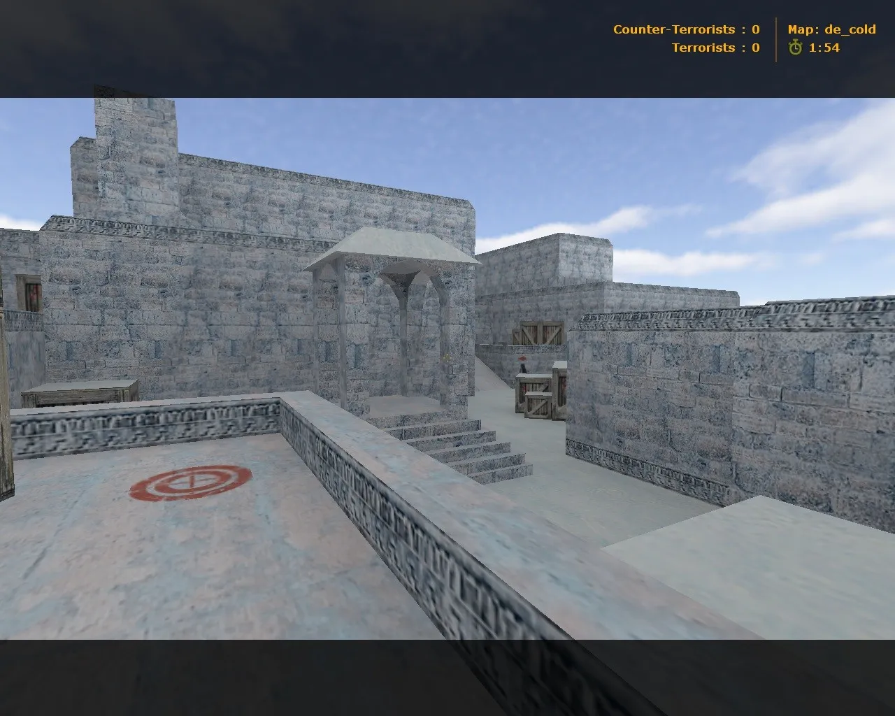 Скриншот  de_cold для CS 1.6: тактики за CT/T, точки, .nav и оптимизация карты для стабильного FPS