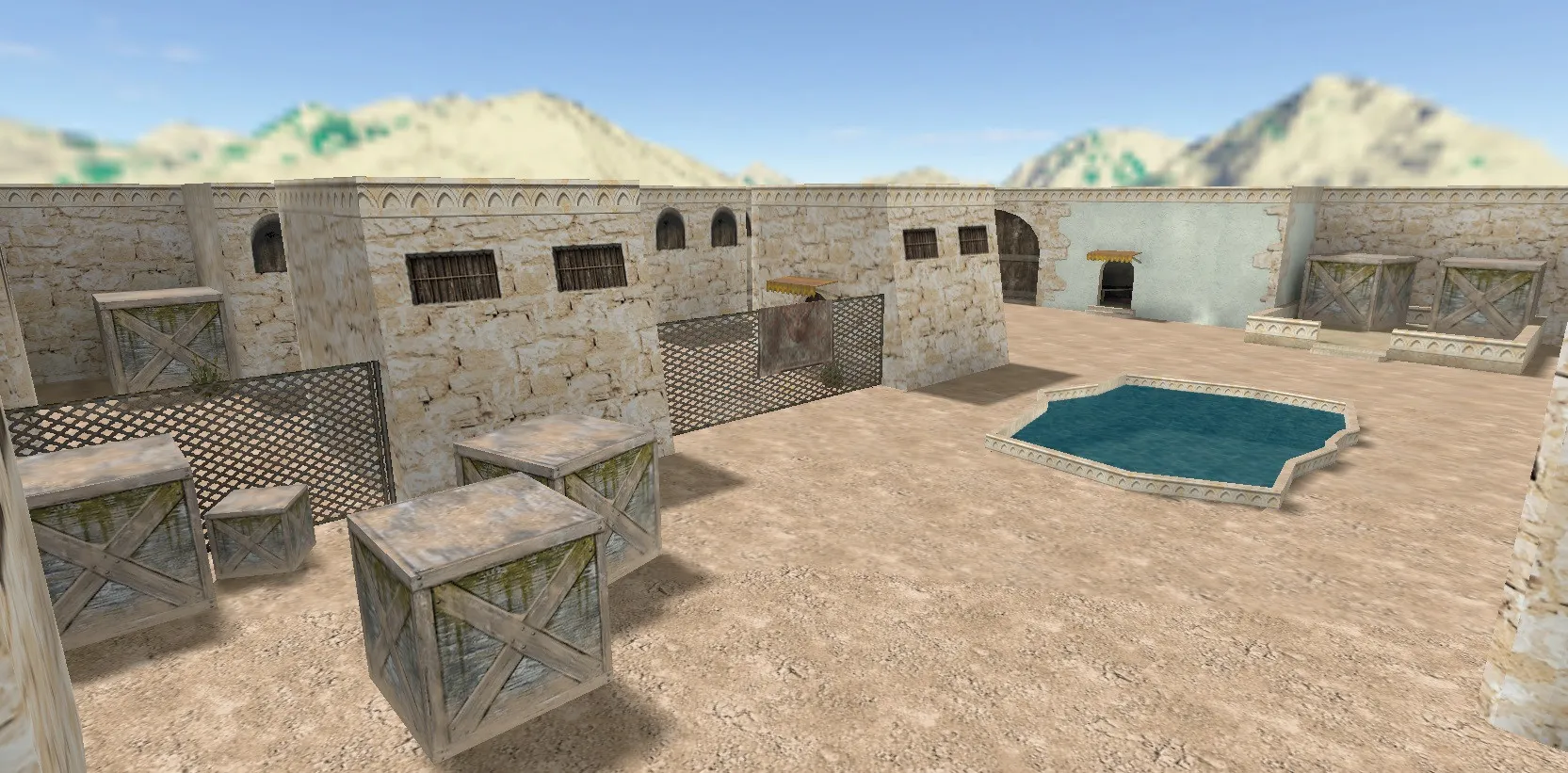 Скриншот  Карта de_medina_v1 для CS 1.6 - Описание и Тактика