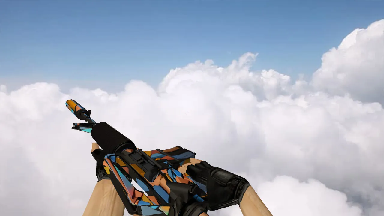 Скриншот Модель M4A1 «Хрусталь» для CS 1.6: v_ p_ w_ модели, звуки, анимация осмотра и текстуры