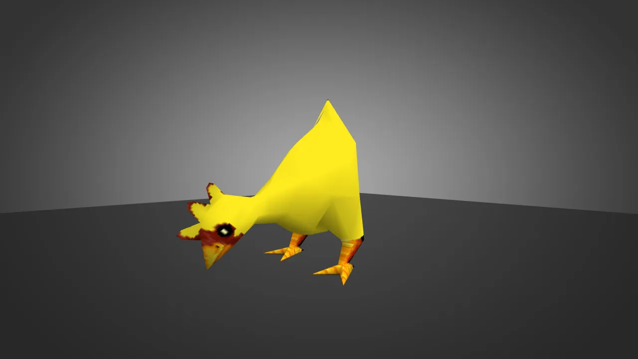 Скриншот Модель «Yellow Chicken» для CS 1.6 - Уникальный скин для игроков