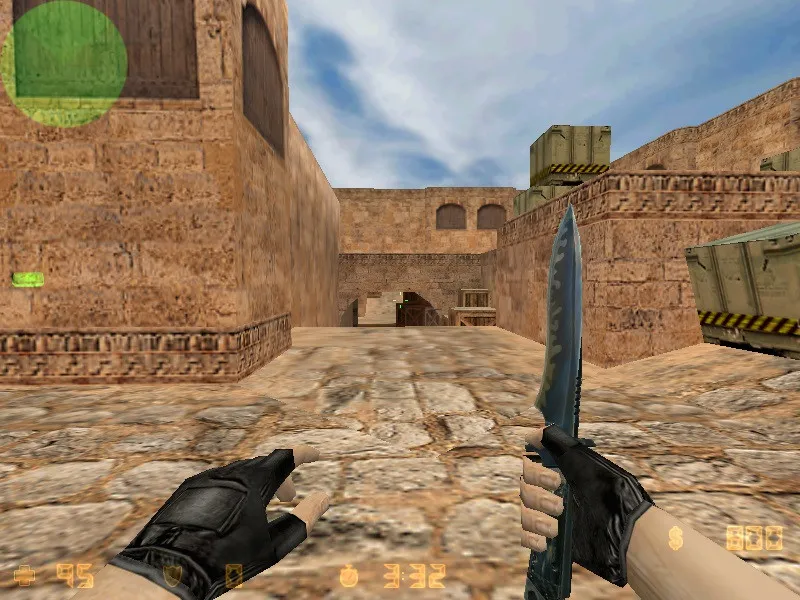 Скриншот  de_dust2_largo_ma_medio — DE карта для CS 1.6, точки под лонг и мид, .nav для ботов, оптимизация