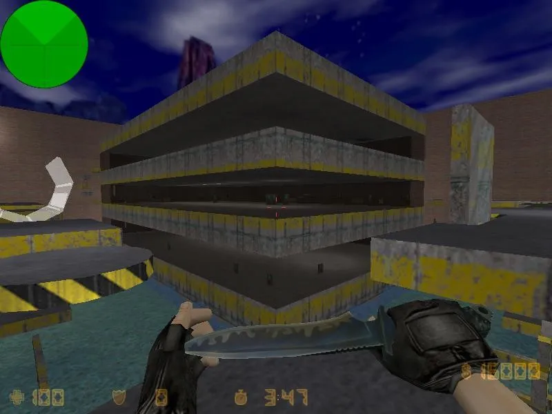 Скриншот  deathrun_form для CS 1.6: карта deathrun с точками, ловушками и поддержкой ботов