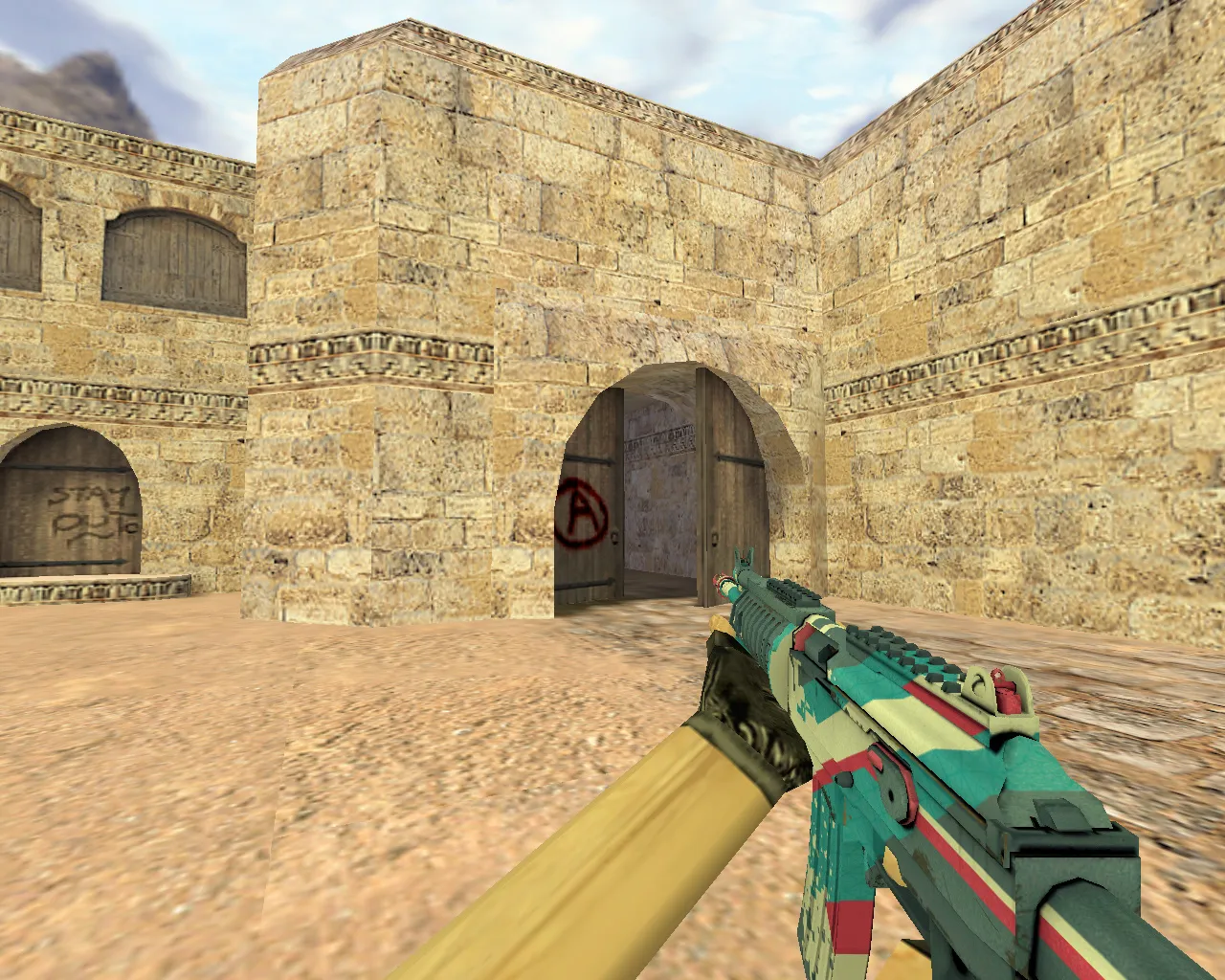 Скриншот Модель «Galil Леденец» для CS 1.6 - Погрузитесь в игру