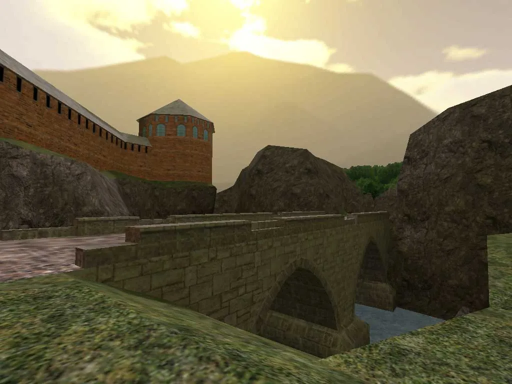 Скриншот de_cu6upb карта для CS 1.6: точки, стороны, .nav для ботов и оптимизация wpoly/epoly