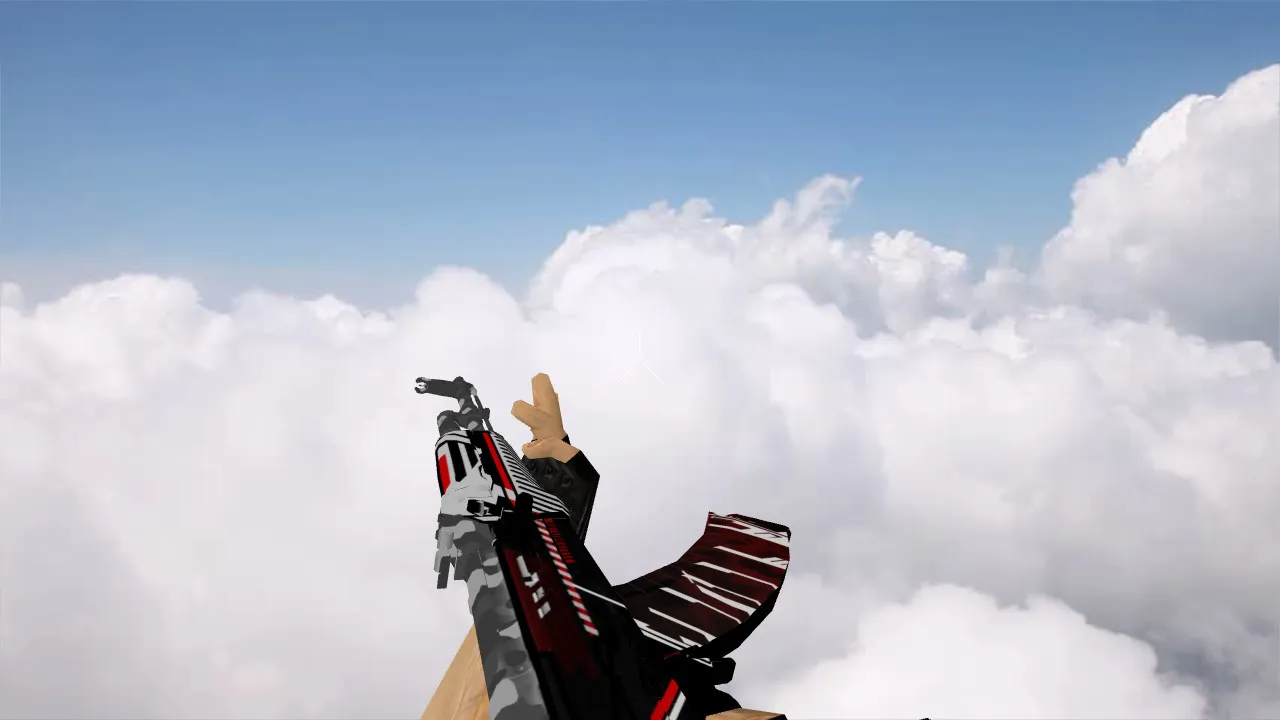 Скриншот Модель AK-47 Military Carbon для CS 1.6 - Уникальный стиль и качество