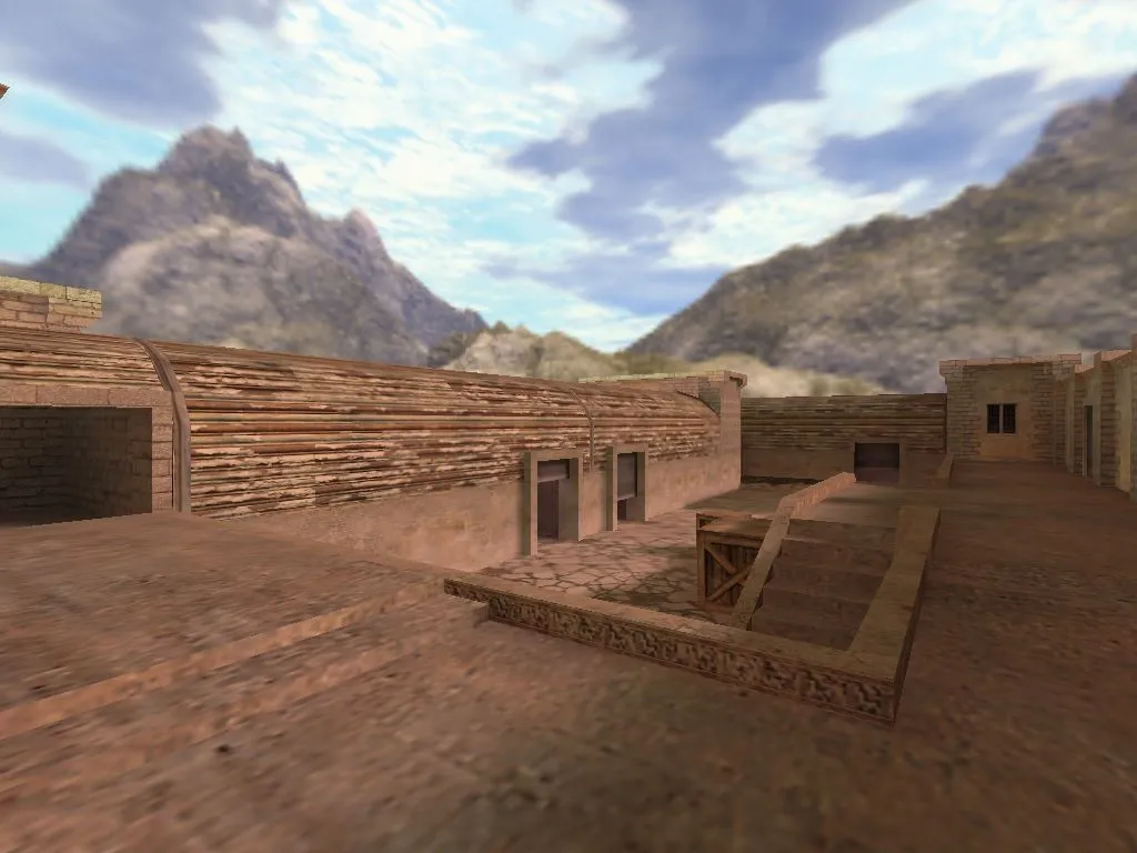 Скриншот  de_afghan — карта CS 1.6: тактика за Т и КТ, точки, .nav, оптимизация и сборка билда