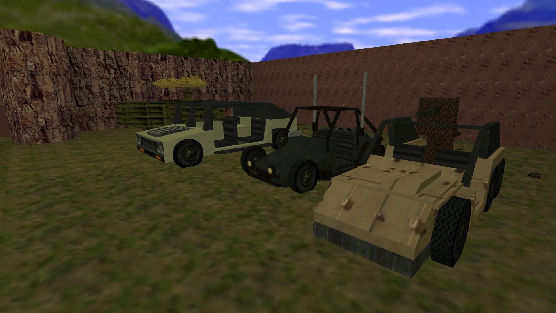 Скриншот  Карта gijoe_cars для CS 1.6 - Тактические возможности и оптимизация