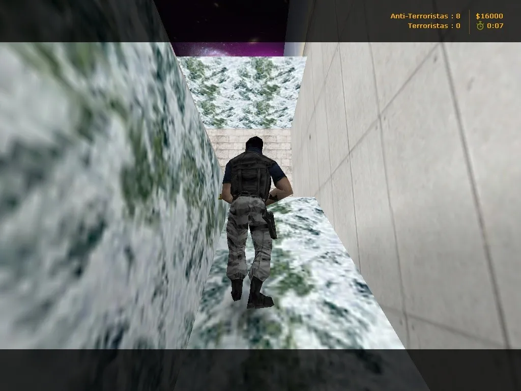 Скриншот  de_frozen_wars для CS 1.6: тактика за Т и КТ, точки, .nav, оптимизация wpoly/epoly