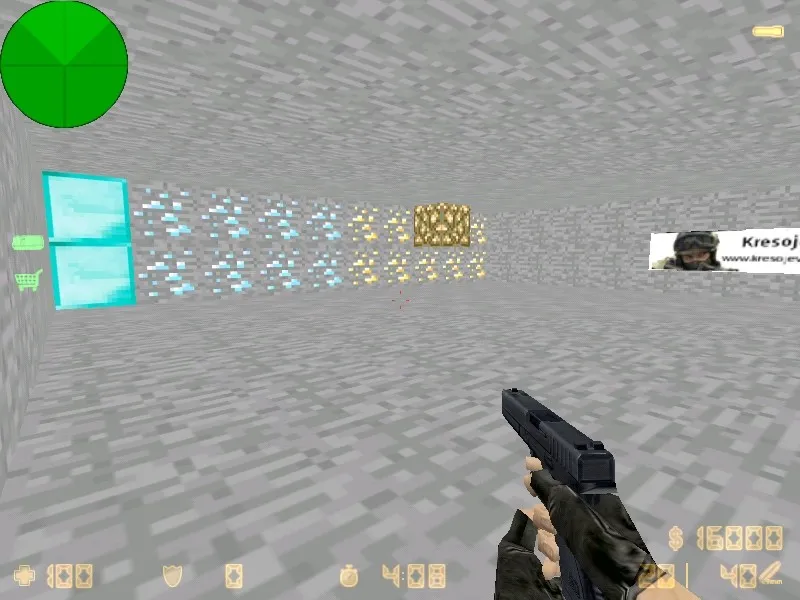 Скриншот  Карта de_minecraft_2012 для CS 1.6: Тактика и особенности