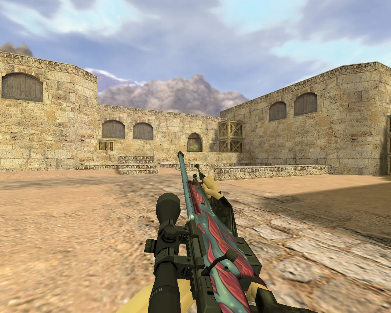 Скриншот Модель «AWP Щупальца» для CS 1.6 - Уникальный скин для снайперов