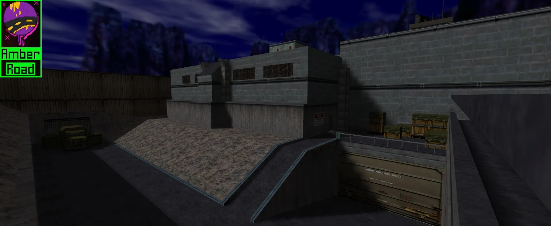 Скриншот  zm_AmberRoad для CS 1.6: зомби-карта, точки, маршруты и .nav для ботов